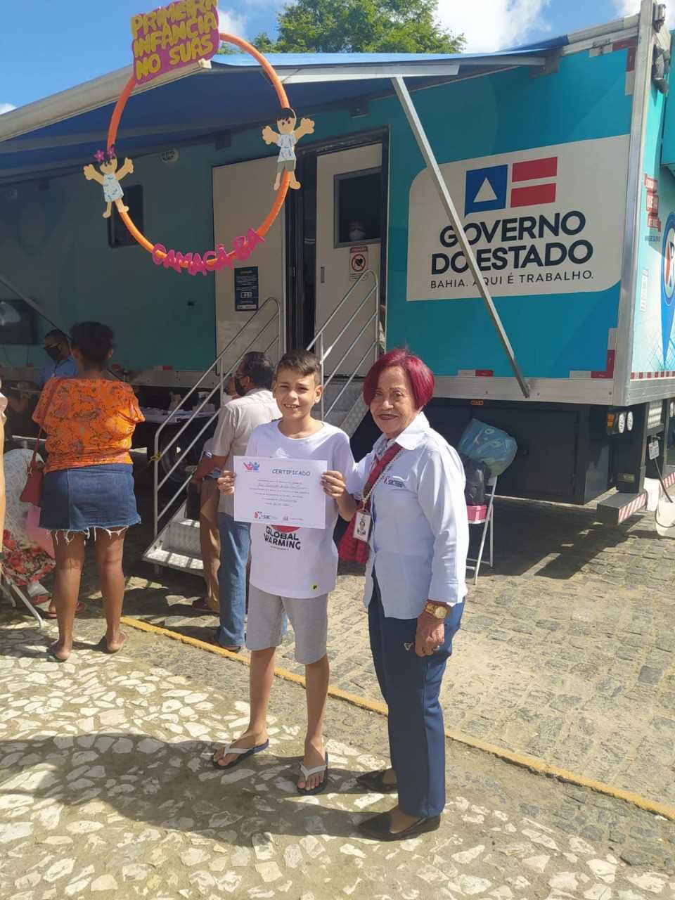 Camacã: Prefeito Paulo do Gás e o vice Rai de Panelinha acompanham o último dia do SAC Móvel na cidade